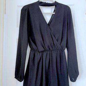 Guess Black V-neck Romper